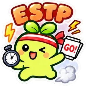 ESTP 실전형 현장 학습러 잔디 캐릭터