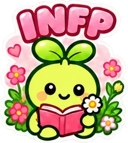 INFP 감성 충전형 몽상가 잔디 캐릭터