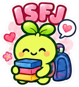 ISFJ 성실 노트 장인 잔디 캐릭터